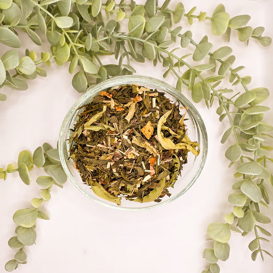 Thé Vert Mojito Mangue – Thé Vert Fruité Rafraîchissant Sencha