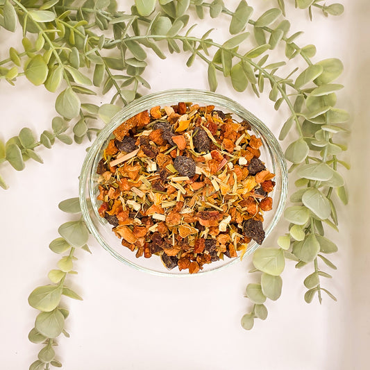 Infusion Bain de Soleil – Tisane Fruitée Orange Pamplemousse Sans Théine