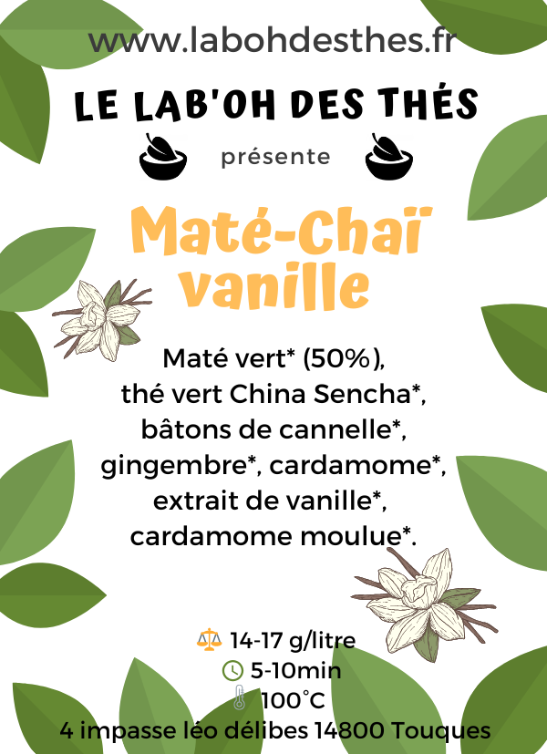 Maté-Chaï vanille