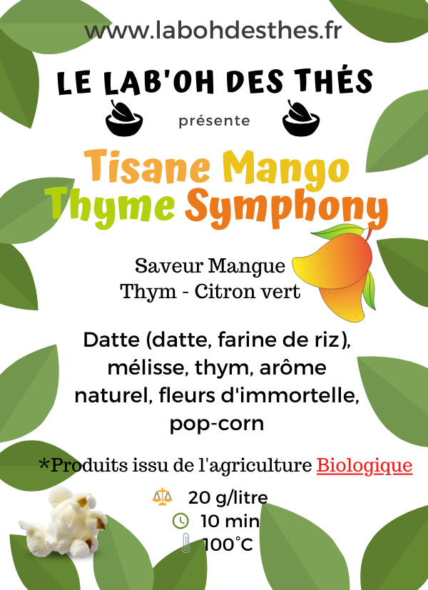 Tisane Mango Thyme Symphony