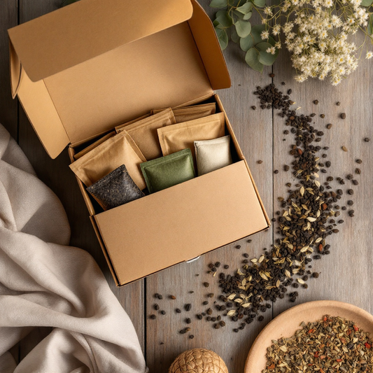 Sélection de thés premium dans la box découverte