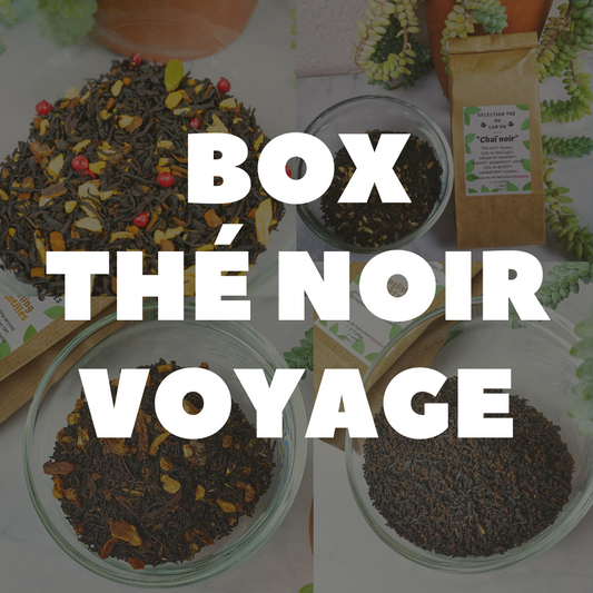 Box thé noir voyage - Sélection de thés noirs du Lab'Oh des Thés