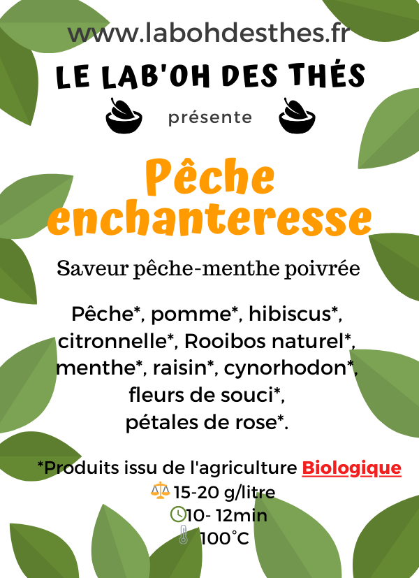 Infusion: Pêche Enchanteresse, Bio