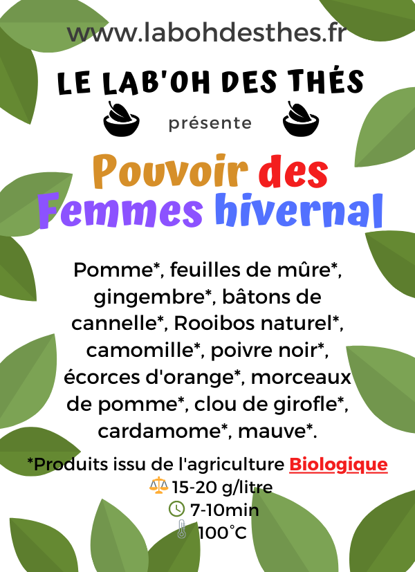 Infusion: Pouvoir des Femmes hivernal