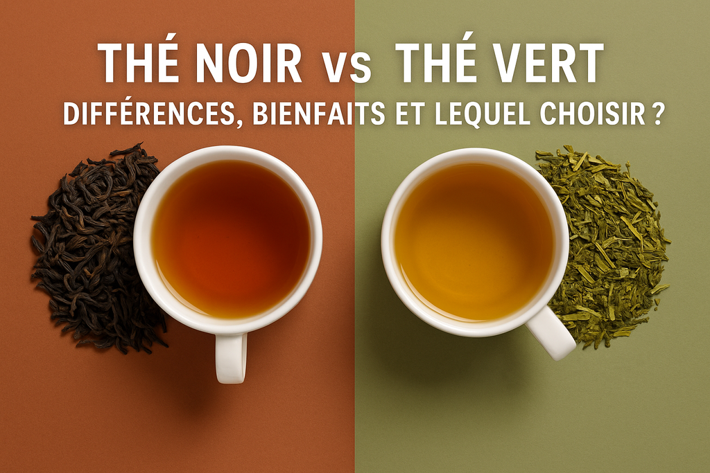 Thé noir vs Thé vert : différences, bienfaits et lequel choisir ?