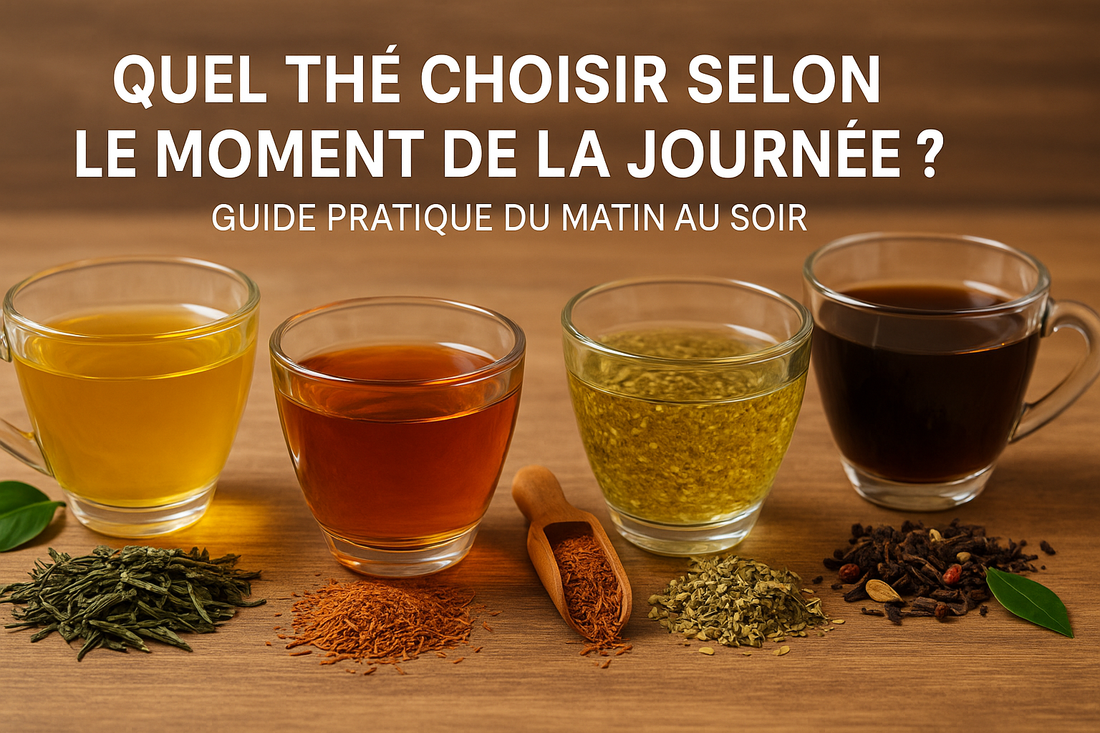 Quel thé choisir selon le moment de la journée ? Guide pratique du matin au soir