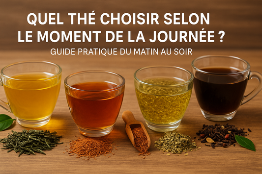 Quel thé choisir selon le moment de la journée ? Guide pratique du matin au soir