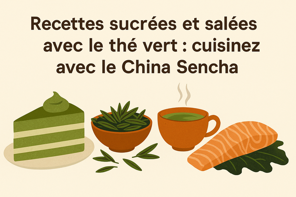 Recettes sucrées et salées avec le thé vert : cuisinez avec le China Sencha