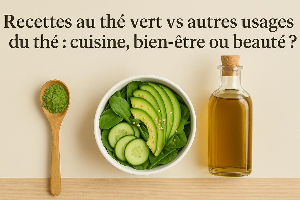 Recettes au thé vert vs autres usages du thé : cuisine, bien-être ou beauté ?