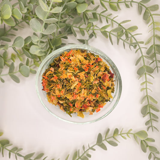 Super Brocoli infusion en vrac – mélange brocoli chou carotte poivron persil spiruline – Le Lab'oh des Thés
