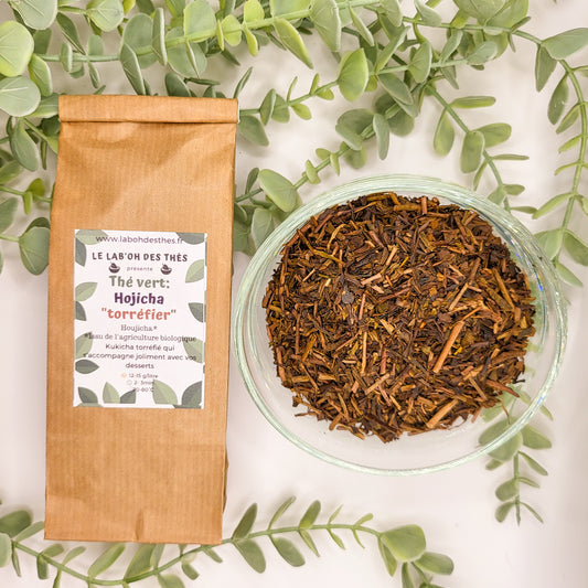 Thé vert: Hojicha "torréfier" bio labohdesthes 