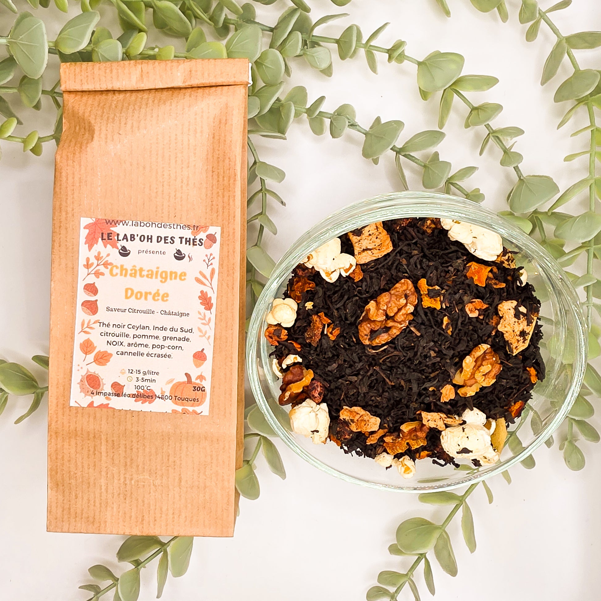 Châtaigne Dorée (Citrouille, Châtaigne) sachet et vrac 