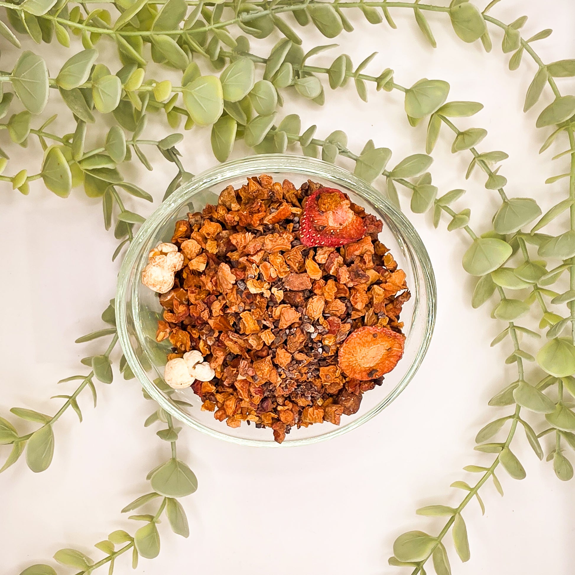 Infusion Pumpkin Choco Love - mélange gourmand citrouille cacao pomme datte fraise sans théine
