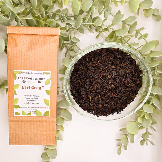 Thé Noir Earl Grey – Thé Noir Assam Bergamote Classique