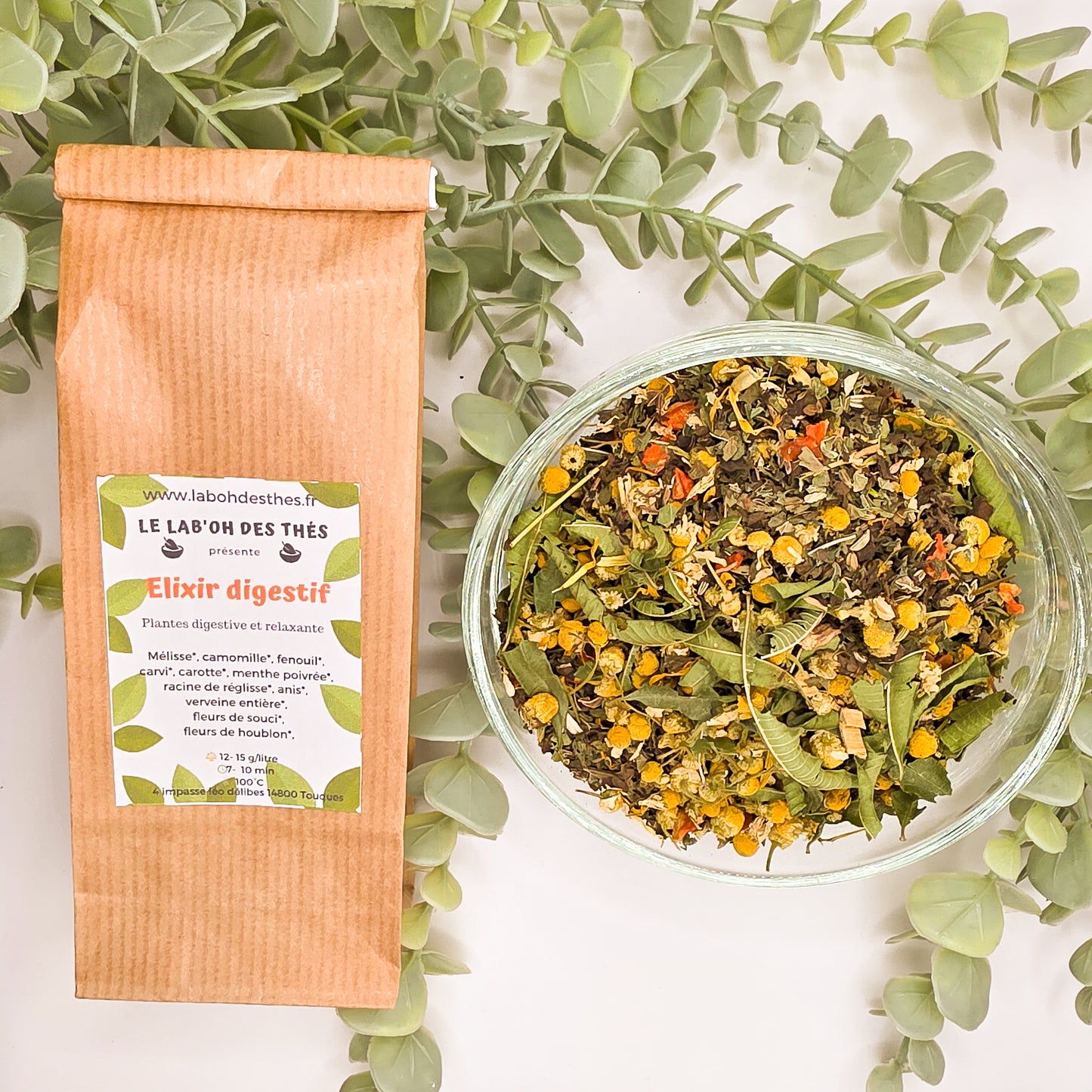 Infusion Elixir Digestif – Tisane Digestive Apaisante Sans Théine