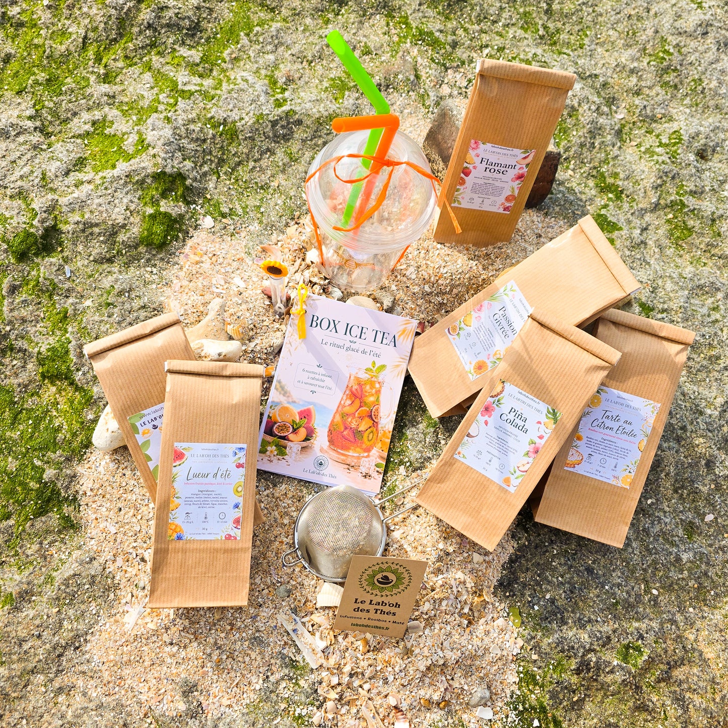 Box Ice Tea 2026 – infusions glacées et accessoires pour l'été, vue d'ensemble