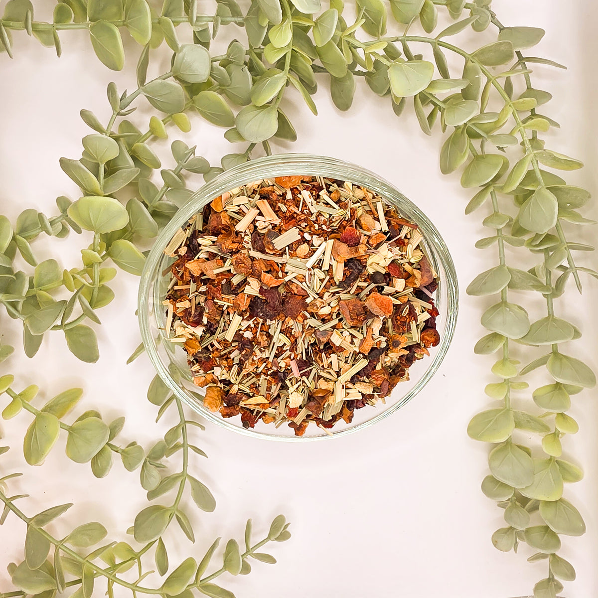 Tisane Élan Solaire – Rooibos, Pomme & Citronnelle