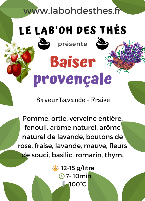 Infusion Baiser provençale