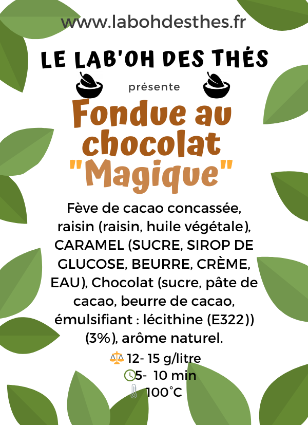 Fondue au chocolat "Magique"