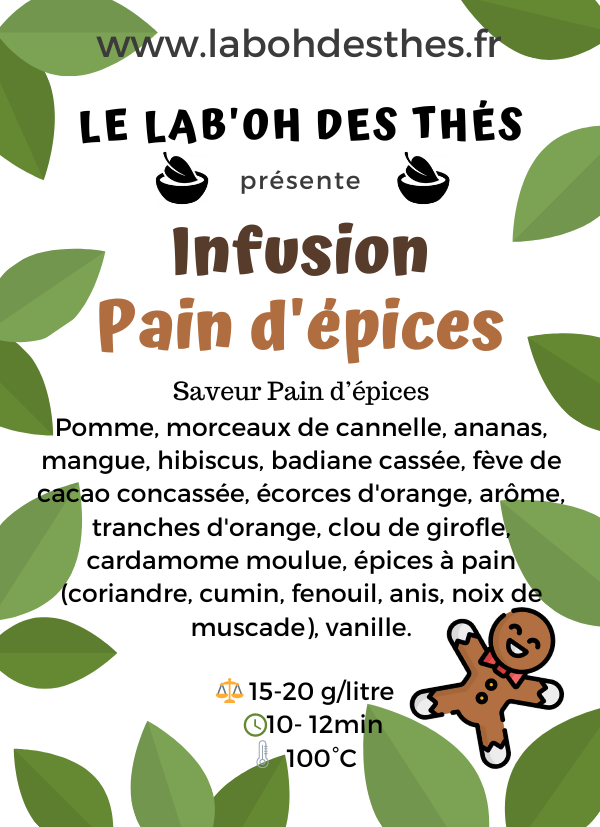 Infusion, pain d'épices