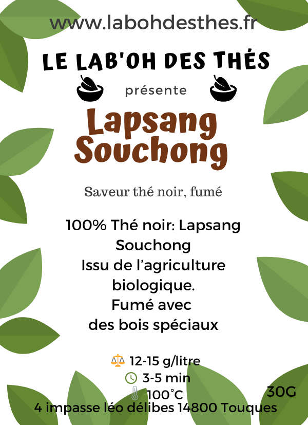 Thé noir: Lapsang Souchong