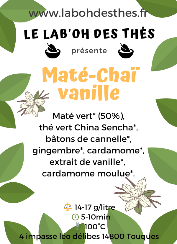 Maté-Chaï  vanille