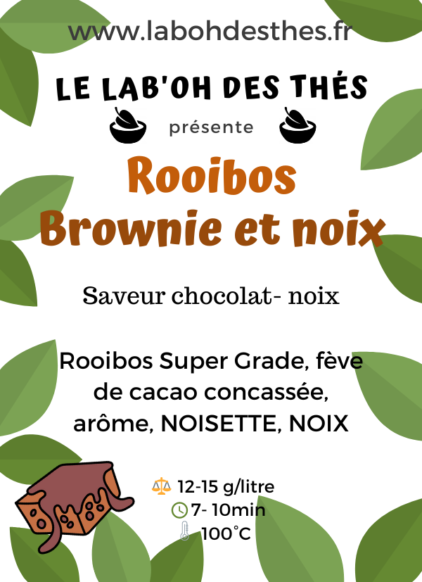 Rooibos Brownie et noix