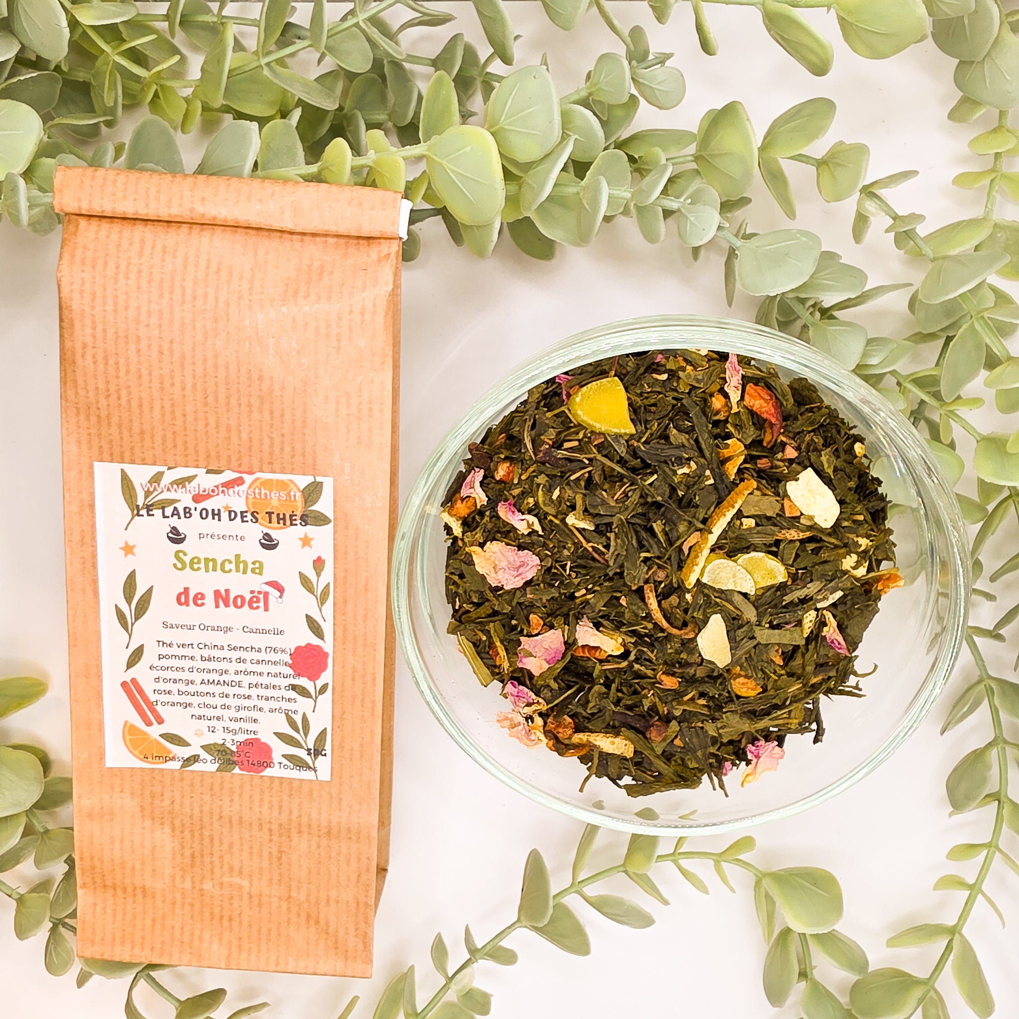 Sencha de Noël sachet et vrac 