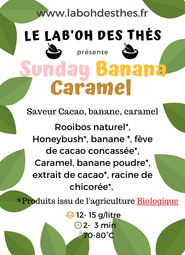 Rooibos: Sunday Banana Caramel, BIO