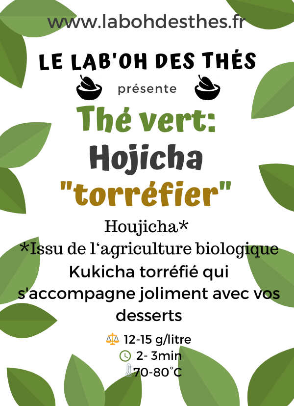 Thé vert: Hojicha 