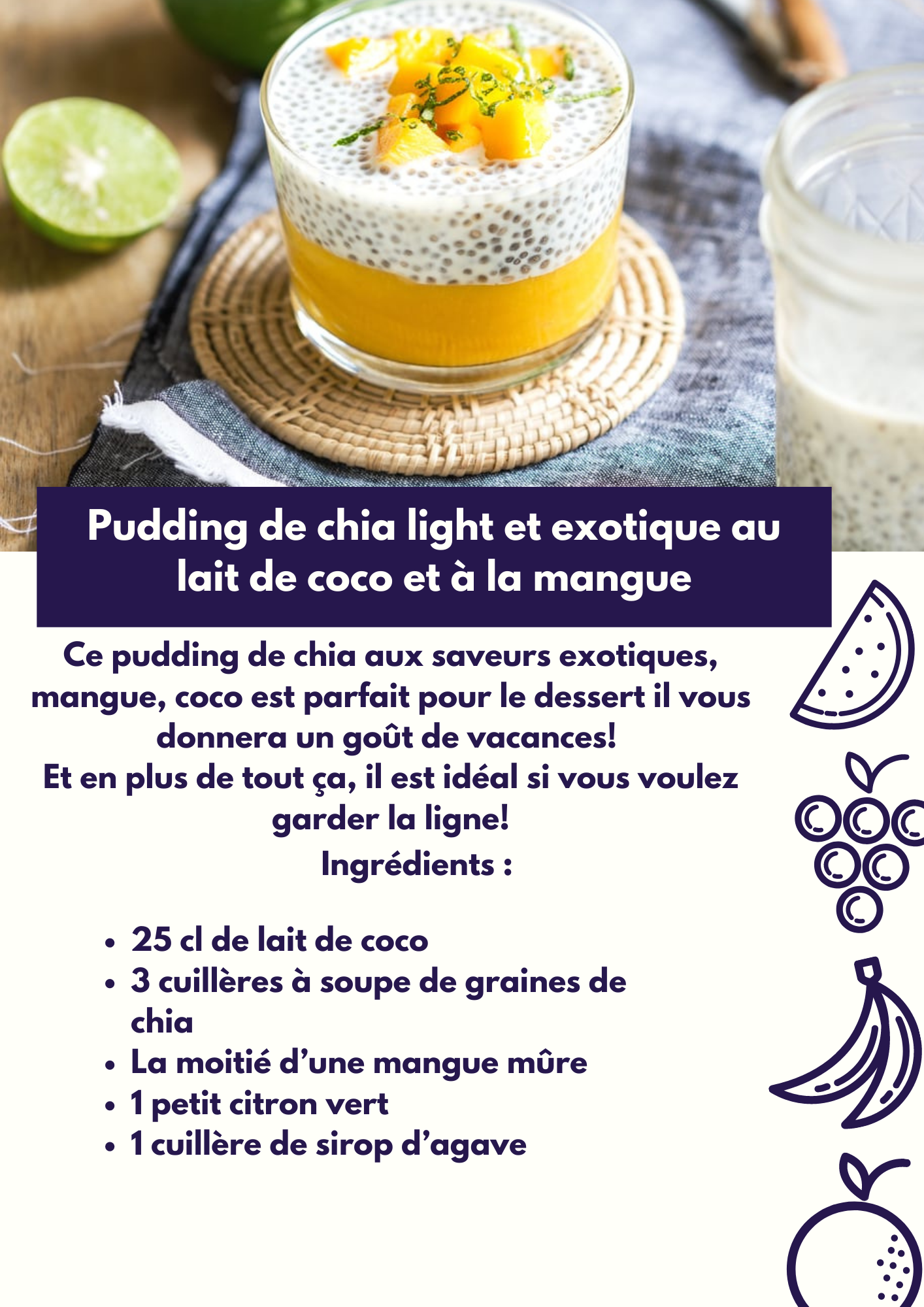 Les recettes de Chia pudding du Lab'Oh