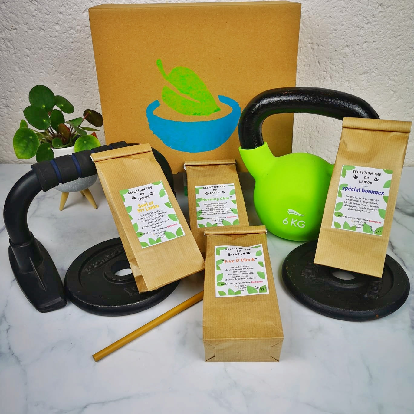 Coffret cadeau thé pour hommes modernes - Labohdesthes