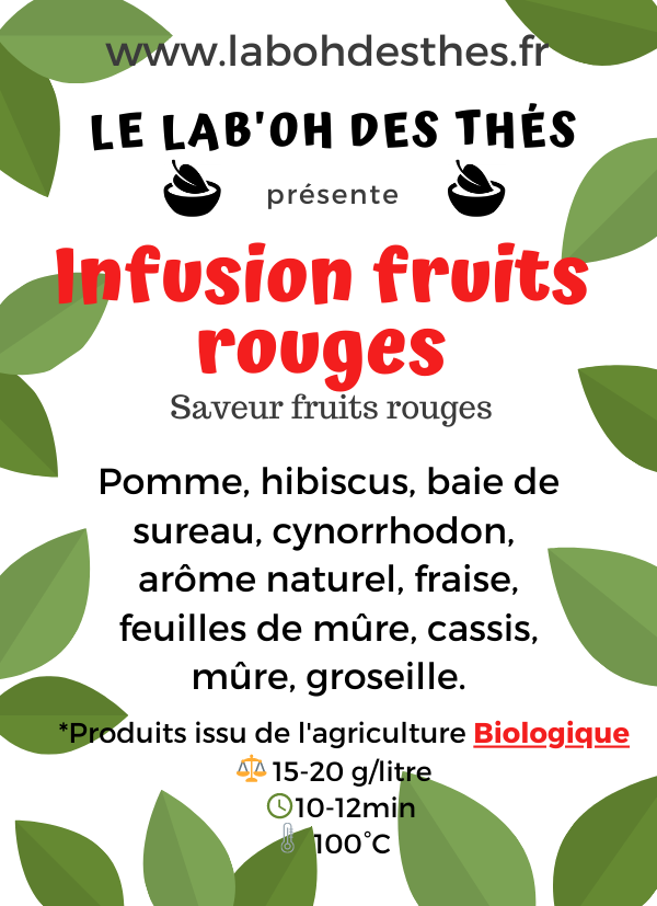 Infusion, fruits rouges