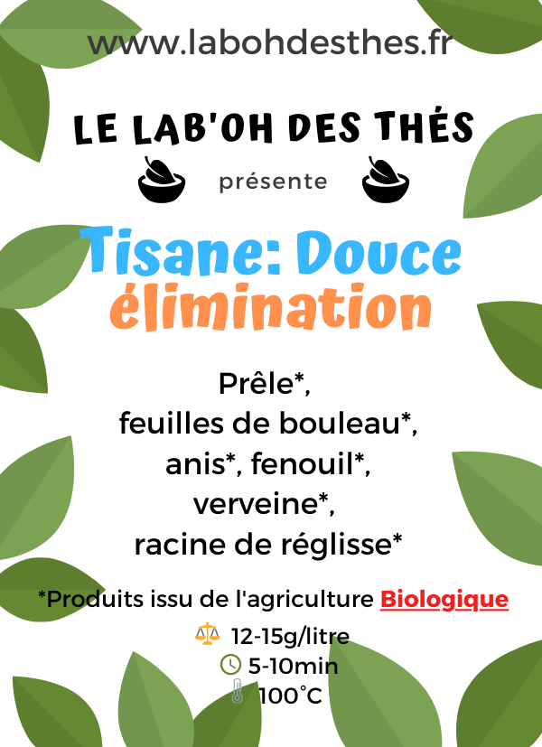 Tisane: Douce élimination, BIO